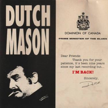 MASON DUTCH - PRIME MINISTER OF BLUES: I’M BACK