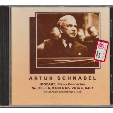 SCHNABEL ARTUR - MOZART PIANO CONCERTOS N. 23