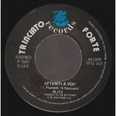 BLITZ - ATTENTI A VOI - UNA STORIA VUOTA