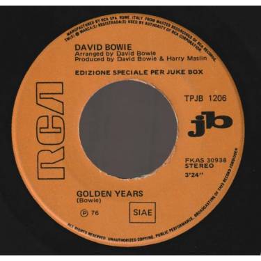 BOWIE DAVID / PRAVO PATTY - GOLDEN YEARS / TANTO