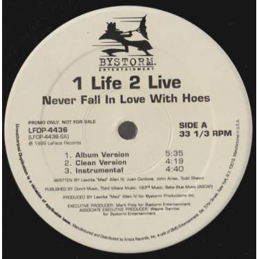 1 LIFE 2 LIVE - PROMO NEVER FALL IN LOVE WITH HOES - KEEP MIVIN ( PART 2 )