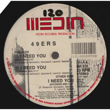 49ERS  - I NEED YOU 3 VERSIONS