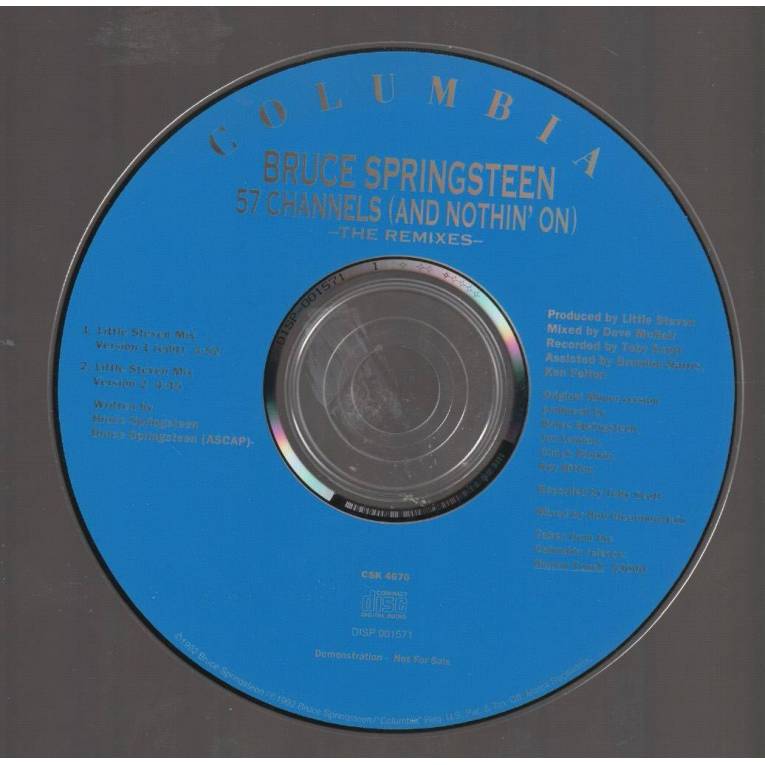 SPRINGSTEEN BRUCE - 57 CHANNELS AND NOTHING ON THE REMIXES