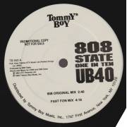 808 STATE -UB 40 - PROMO - ONE IN TEN  ( 808 ORIGINAL MIX - FAST FON MIX -UB40 VOCAL - UB 40 INSTRUMENTAL )
