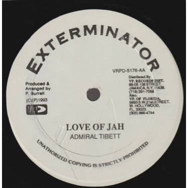 ADMIRAL TIBETT /  CAPLETON - LOVE OF JAH / HARD TO BELIEVE