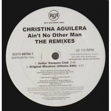 AGUILERA CHRISTINA - PROMO AIN'T NO OTHER MAN THE REMIXES