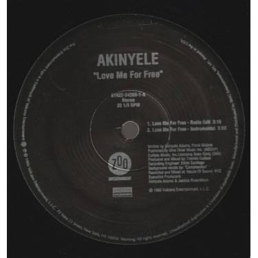 AKINYELE - LOVE ME FOR FREE ( RADIO - INSTRUMENTAL - F**K ME FOR FREE - LP )