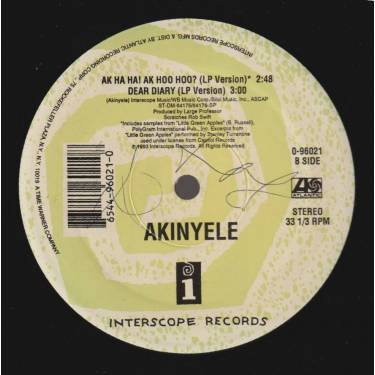 AKINYELE - AK HA HA! AK HOO HOO ( 3 VERSIONS )  / DEAR DIARY