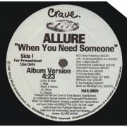 ALLURE - PROMO - WHEN YOU NEED SOMEONE ( MJ BLIGE ) ( ALBUM VERION / INSTRUMENTAL )