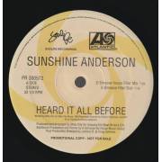 ANDERSON SUNSHINE  - PROMO - HEARD IT ALL BEFORE ( E SMOOVE HOUSE FILTER MIX / DUB - BEN WATT LAZY DOG MIX / BONUS BEATS