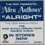 ANTHONY ALLEN - PROMO - ALRIGHT ( RADIO - LP VERSION - INSTRUMENTAL - ACAPPELLA)