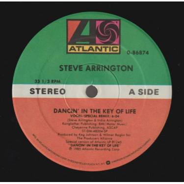 ARRINGTON STEVE - DANCIN' IN THE KEY OF LIFE ( VOCAL - SPECIAL REMIX / INSTRUMENTAL