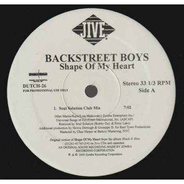 BACKSTREET BOYS - PROMO - SHAPE OF MY HEART ( SOULSOLUTION MIXSHOW - RADIO EDIT -CLUB MIX