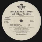 BACKSTREET BOYS - PROMO - ALL I HAVE TO GIVE ( DAVISON OSPINA CLUB MIX - BONUS BEATS PETER PRESTA FUNK DUB