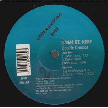 BASH ST. KIDZ - COOKIE CRUMBS / ( U CAN ) PENETRATE / THAT'S IT ( LEAVE IT )