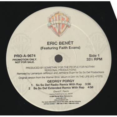 BENET ERIC - PROMO GEORGY PORGY ( SO SO DEF RADIO REMIX - EXTENDED REMIX - THE BUD'DA SAUCE MIX )