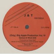 BIG APPLE PRODUCTION  - VOL IV - GENIUS AT WORK / LOVE IS THE MESSAGE ( REMIX ) / GENIUS AT WORK