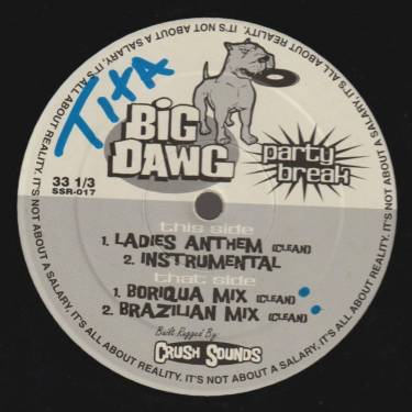 BIG DAWG - LADIES ANTHEM (  CLEAN - INSTRUMENTAL - BORIQUA MIX - BRAZILIAN MIX )