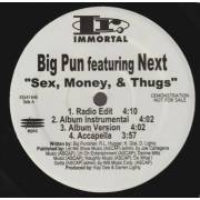 BIG PUN ( BIG PUNISHER ) - PROMO - SEX MONEY & THUGS ( RADIO EDIT -INSTR - ALBUM VERSION - ACCAPELLA )
