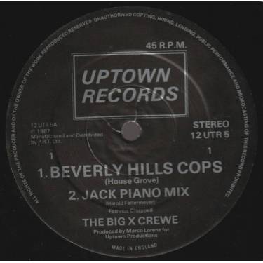 BIG X CREWW THE - BEVERLY HILLS COPS / JACK PIANO MIX / PIZZA WALK