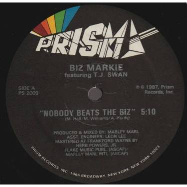 BIZ MARKIE feat TJ SWAN - NOBODY BEATS LIKE BIZ / DUB VERSION