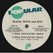 BLACK , ROCK AND RON  - BLACK ROCK AND RON ( RADIO - BEATS ) / GETTING LARGE ( VOCAL - INSTR. )