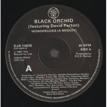 BLACK ORCHID - WONDERLICKS ( A MEDLEY ) /THE SWEETEST SONG IN THE WORLD / BECAUSE I BELIEVE