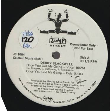 BLACKWELL DEBBY - PROMO - ONCE YOU GOT ME GOING ( VOCAL - DUB - RADIO EDIT - INSTR )