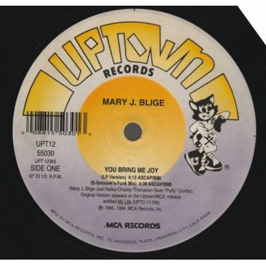 BLIGE MARY J. - YOU BRING ME JOY ( LP VERSION - E- SMOOVE'S FUNK MIX -E SMOOVE'S DUB MIX )