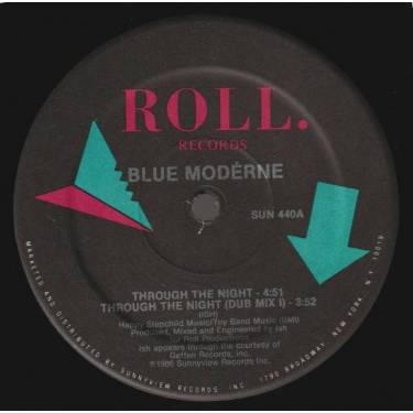 BLUE MODERNE - THROUGH THE NIGHT ( 4:51 - DUB MIX I - EXTENDED - INSTRUMENTAL - DUB MIX II )