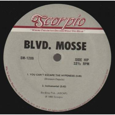 BLVD. MOSSE - YOU CAN'T ESCAPE THE HYPENESS / CHECK OUT THE FOOTWORK ( INSTR .DUB )