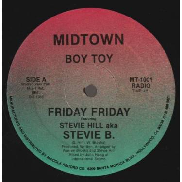 BOY TOY - FRIDAY FRIDAY FEAT STEVIE HILL AKA STEVIE B. ( RADIO - DUB )