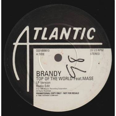 BRANDY - PROMO - TOP OF THE WORLD ( LP VERSION - RADIO EDIT - WITHOUT RAP - INSTR.- ACAPELLA )
