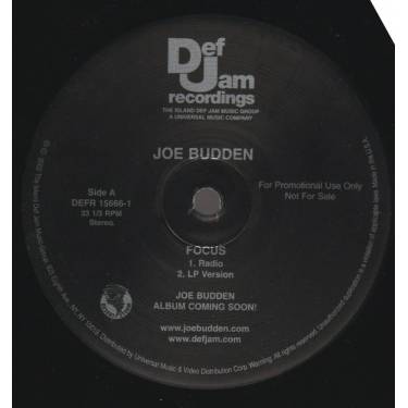 BUDDEN JOE  - PROMO - FOCUS ( RADIO - LP VERSION - INSTR - ACAPELLA )