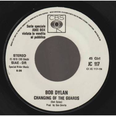 DYLAN BOB  / ANA Y JOHNNY - CHANGING OF THE GUARDS / IO TI AMERO'