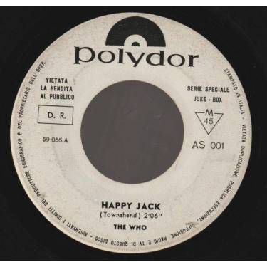 WHO THE / ORIETTA BERTI - HAPPY JACK / IO, TU LE ROSE