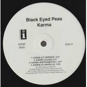BLACK EYED PEAS - PROMO - KARMA ( LP VERSION - CLEAN - INSTR- A CAPELLA  - LIVE ) / ONE WAY ( KARMA REMIX - INSTR - A CAPELLA )