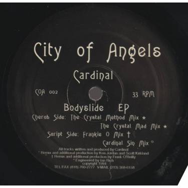 CARDINAL - BODYSLIDE EP ( THE CHRISTAL METHOD MIX - FRANKIE O MIX - CARDINAL SIN MIX )