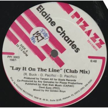 CHARLES ELAINE - LAY IT ON THE LINE ( CLUB - DUB MIX )