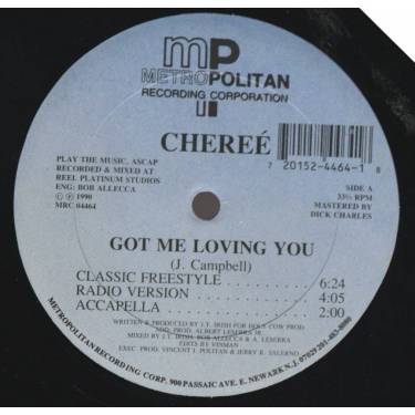 CHEREE - GOT ME LOVINING YOU ( CLASSIC FREESTYLE - RADIO - ACCAPPELLA - HOUSE VOCAL - TOTALLY DIFFERENT HOUSE )