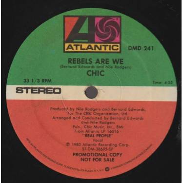 CHIC - PROMO - REBELS ARE WE ( VOCAL / VOCAL )