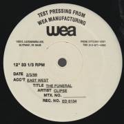 CLIPSE THE - TEST PRESSING COPY - THE FUNERAL