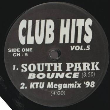 CLUB HITS - VOL 5 ( SOUTH PARK BOUNCE - KTU MEGAMIX  - FROZEN - DO IT AGAIN DUB )