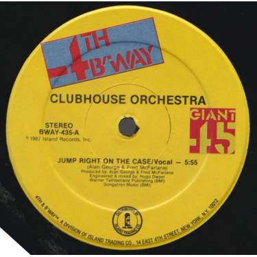 CLUBHOUSE ORCHESTRA - JUMP RIGHT ON THE CASE ( VOCAL -DUB )