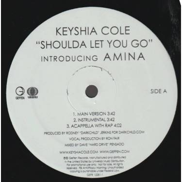 COLE KEYSHIA INTR. AMINA - SHOULDA LET YOU GO ( MAIN VERSION - INSTR - ACAPPELLA WITH RAP - NON RAP VERSION - INSTR )