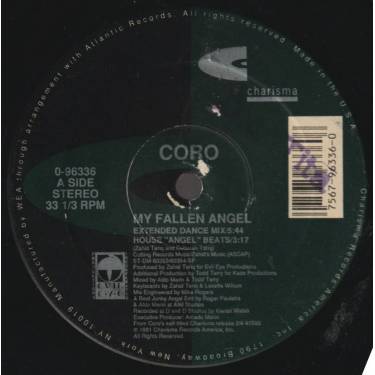 CORO - MY FALLEN ANGEL ( EXTENDED DANCE MIX - HOUSE " ANGEL " BEATS - MY ANGEL BEAT DUB - ACAPPELLA - 4 X 4 RADIO MIX )