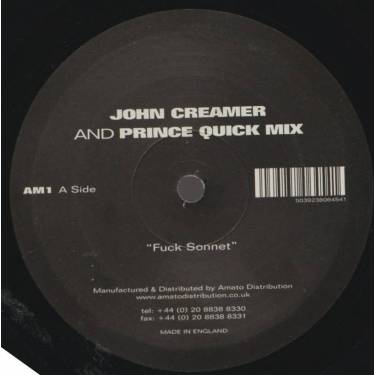 CREAMER JOHN AND PRINCE QUICK MIX  - F**K SONNET / DUB