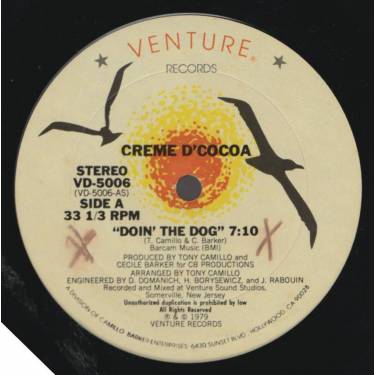 CREME D'COCOA - DOIN THE DOG / INSTRUMENTAL