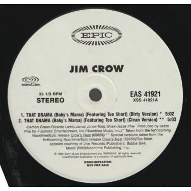 CROW JIM - PROMO - THAT DRAMA ( BABY'S MAMA ) ( DIRTY - SHORT - INSTR - ACAPPELLA )