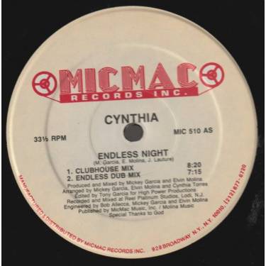 CYNTHIA - ENDLESS NIGHT ( CLUBHOUSE MIX - ENDLESS DUB MIX - HOUSE MIX - PERCAELLA - BRASSAPELLA - RADIO )